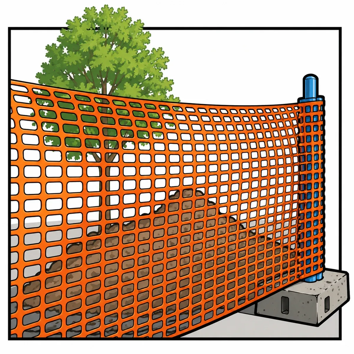 HDPE sperrenett