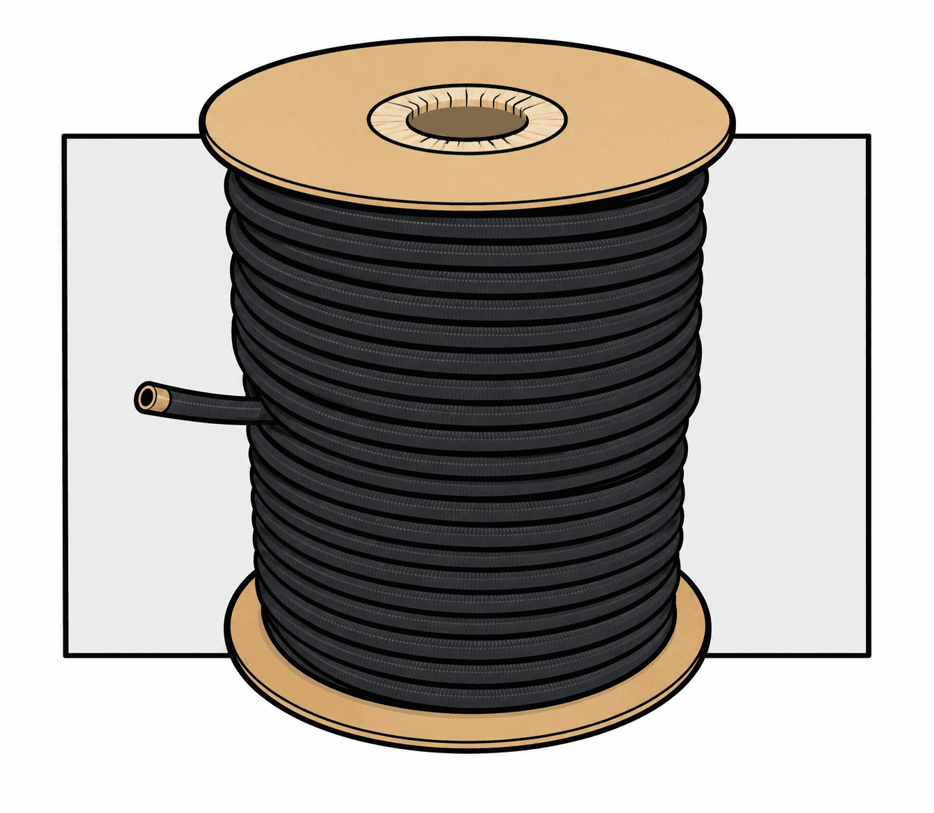 ELASTISK snor på rull