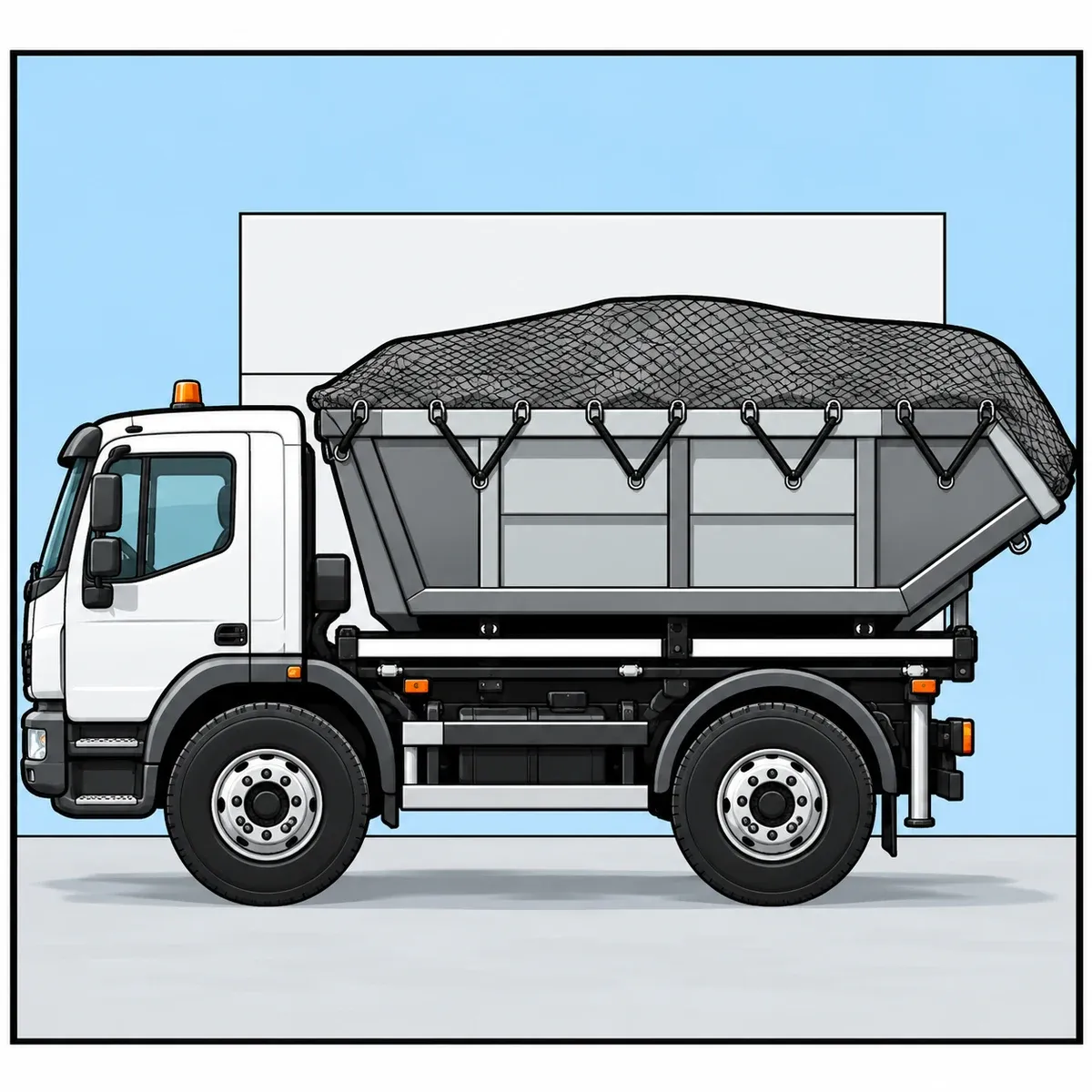PE-containernett med fine masker